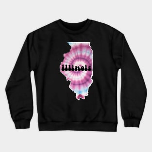 Illinois Tie Dye Crewneck Sweatshirt